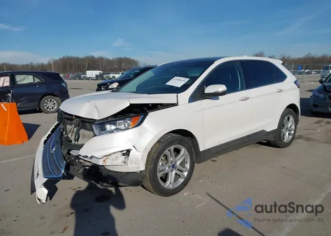 2017 Ford Edge Titanium from USA, damaged, VIN 2FMPK4K82HBC15274
